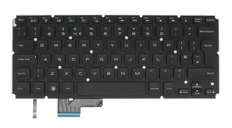 Bàn Phím Laptop Dell XPS 14 L421x 15 L521x (Màu Đen)