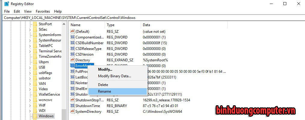Sửa lỗi exception processing message 6