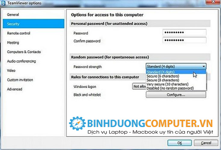 chống theo dõi qua teamviewer