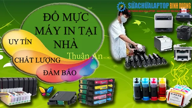 Nạp mực in tại nhà Thuận An Bình Dương