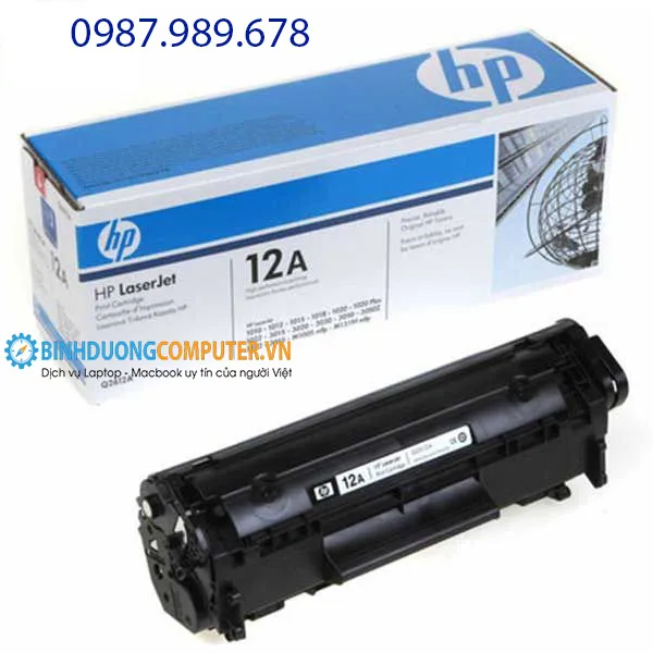 hộp mực 12a giá rẻ tại Bình Dương