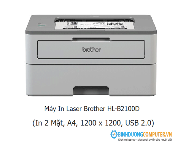 Máy in laser trắng đen đảo mặt Brother HL-B2100D