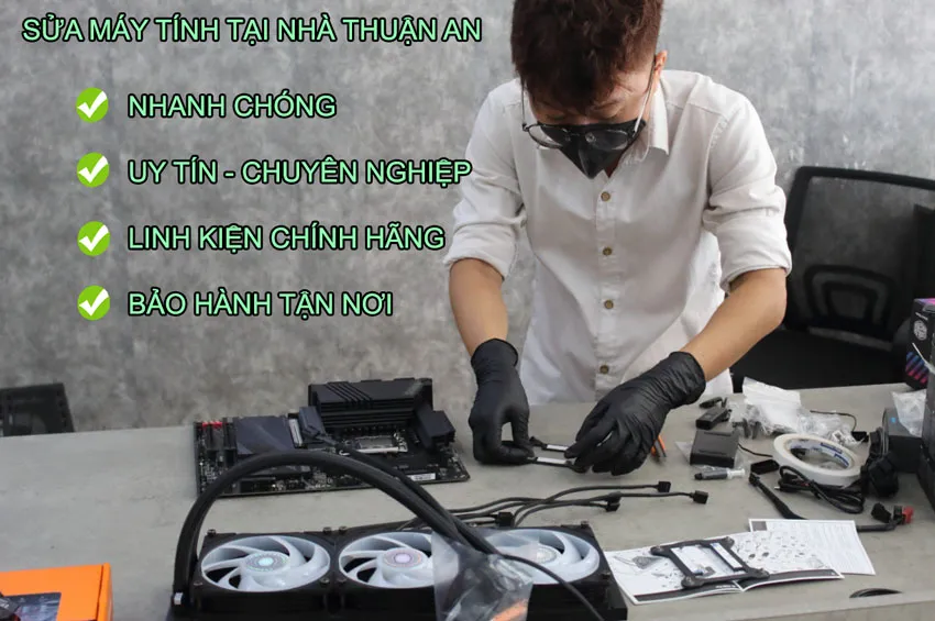 Dịch vụ sửa máy tính Uy tín tại Thuận An