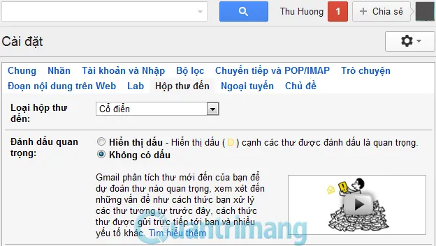 Cách thay đổi giao diện Gmail_2