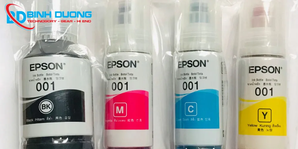 Mực In Phun Epson Chính Hãng Epson 001 (4 Màu)