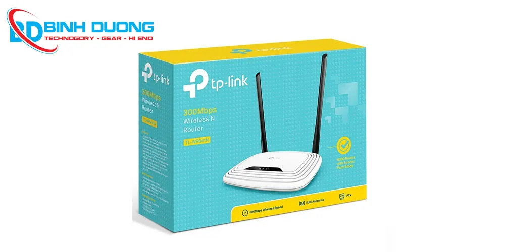 Phát WiFi TP-Link TL-WR841N 2 Anten – Tín Hiệu Mạnh, Kết Nối Ổn Định
