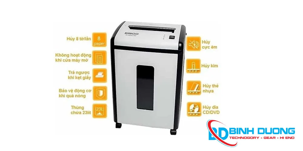 Máy Hủy Vụn BINGO C45CD – Bảo Mật Tài Liệu Tuyệt Đối Cho Văn Phòng Hiện Đại