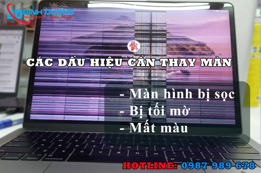 Thay màn hình laptop tại Bình Dương 1