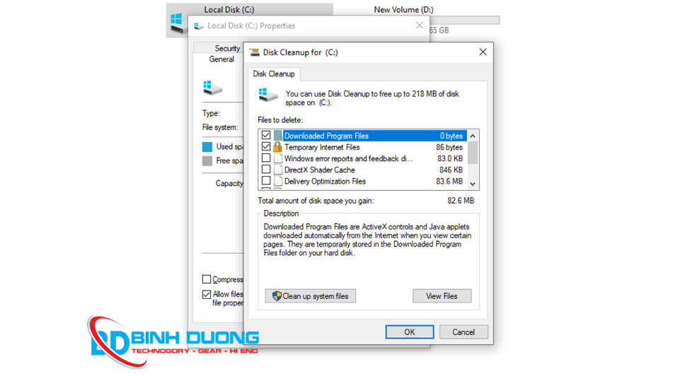 Disk Cleanup Bước 3