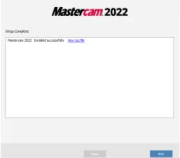 Hướng dẫn cài đặt Mastercam 2022 