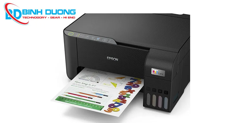 Máy In Chính Hãng Epson L3250 (In Phun 4 Màu, 1 Mặt, Đa Năng)