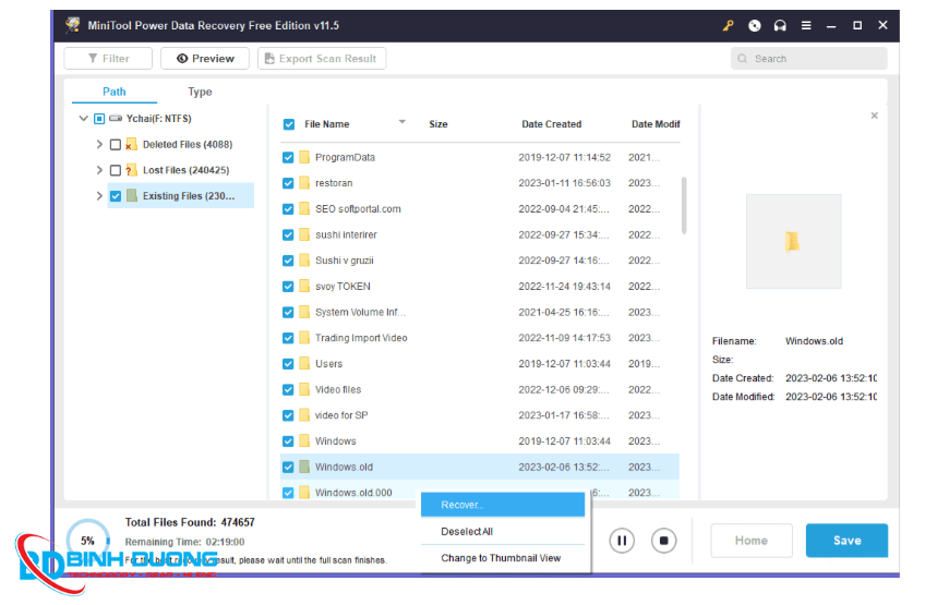 MiniTool Power Data Recovery