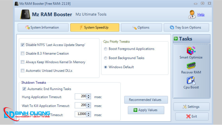 MZ RAM Booster
