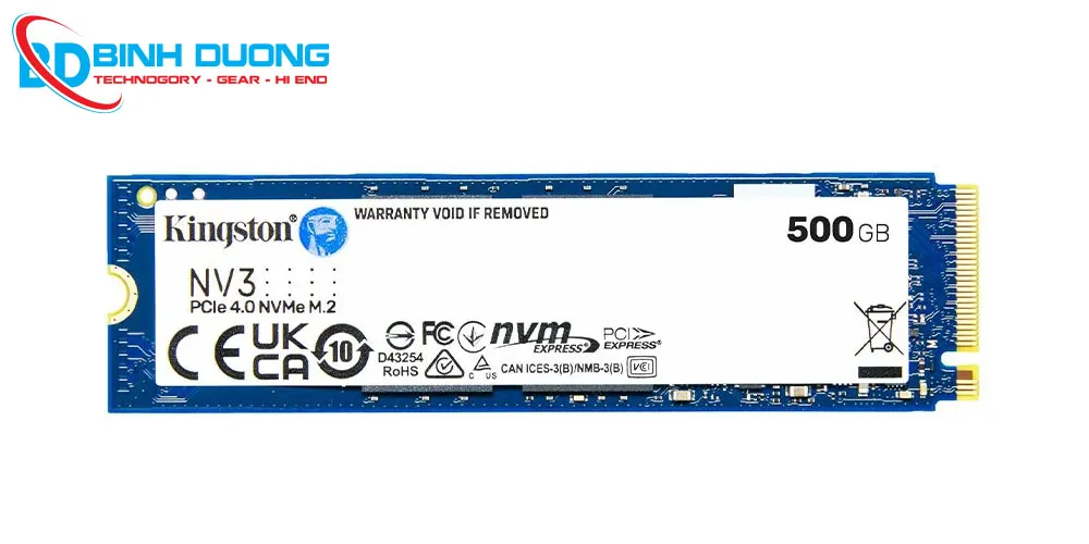 SSD Kingston NV3 500GB M.2 PCIe Gen 4x4 (SNV3S/500G)