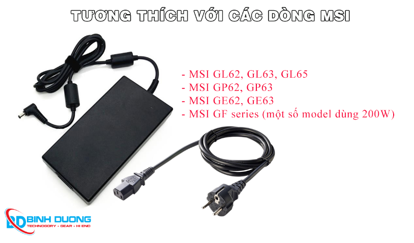 Tương thích với các dòng MSI