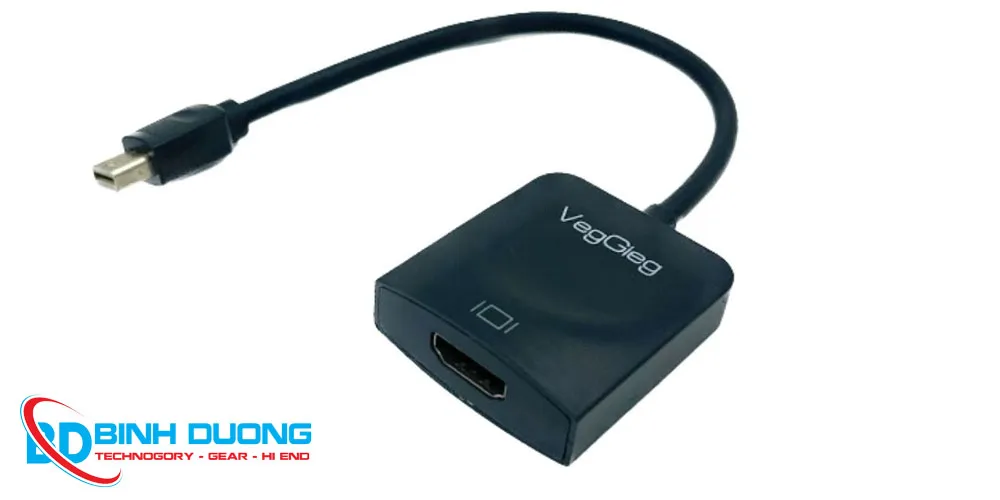 Cáp Chuyển Mini DisplayPort Sang HDMI 4K Màu Đen VEGGIEG V-Z616 – Giải Pháp Trình Chiếu Chuyên Nghiệp