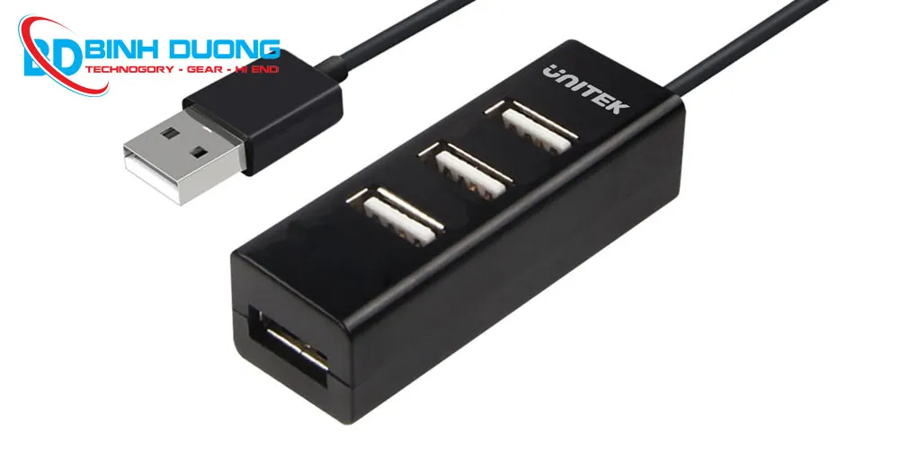 HUB USB 1 Ra 4 UNITEK Y2140 1.2M (USB 2.0)