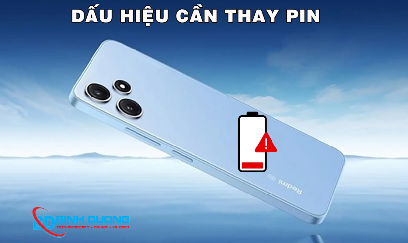 Dấu hiệu cân thay pin Redmi 12