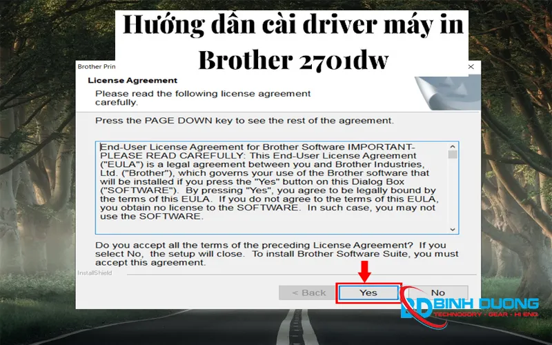 Hướng dẫn cài đặt driver cho máy in Laser Brother MFC-L2701DW