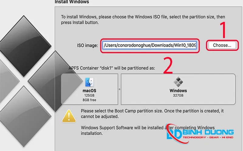 Hướng dẫn cài Windows 10 -11 trên MacBook