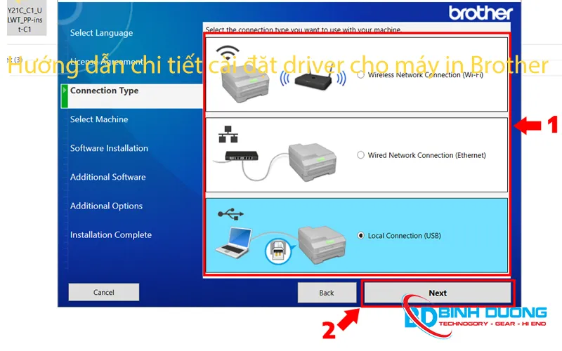 Hướng dẫn chi tiết cài đặt driver cho máy in Brother MFC-T910DW