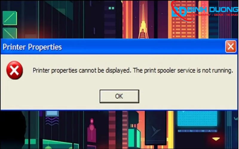 Hướng dẫn sửa lỗi The Print Spooler Service is not running