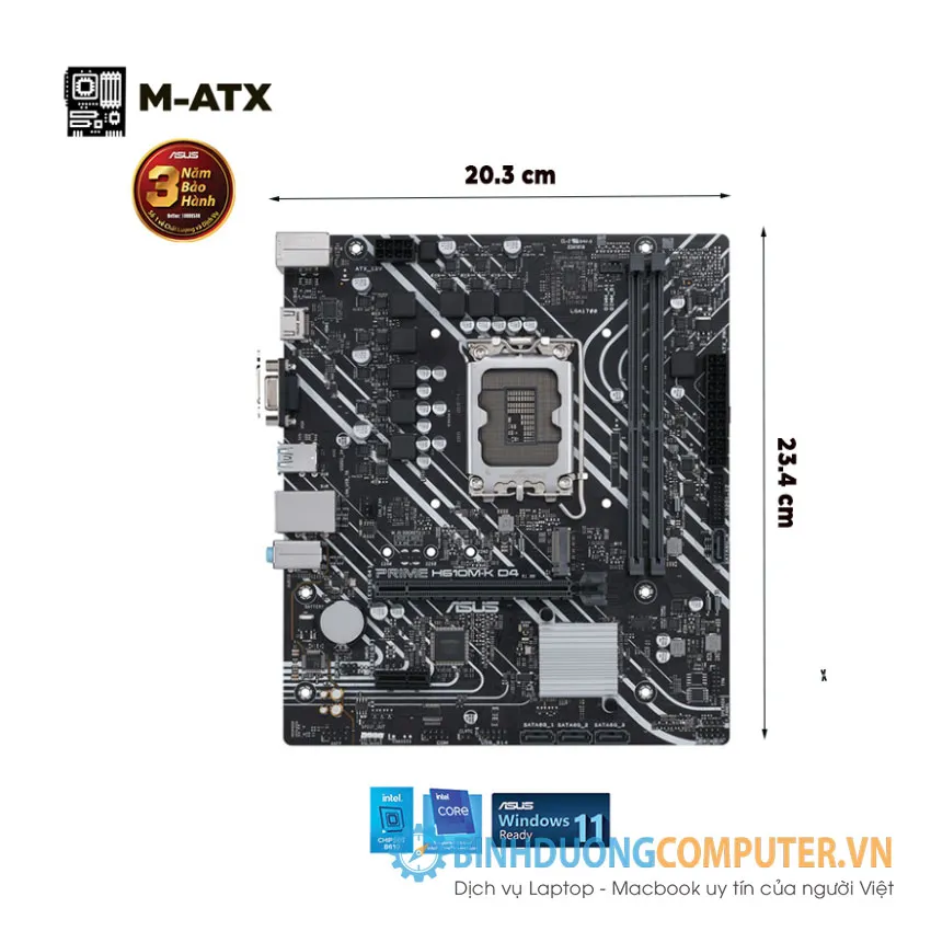 Mainboard Asus Prime H610M-K D4