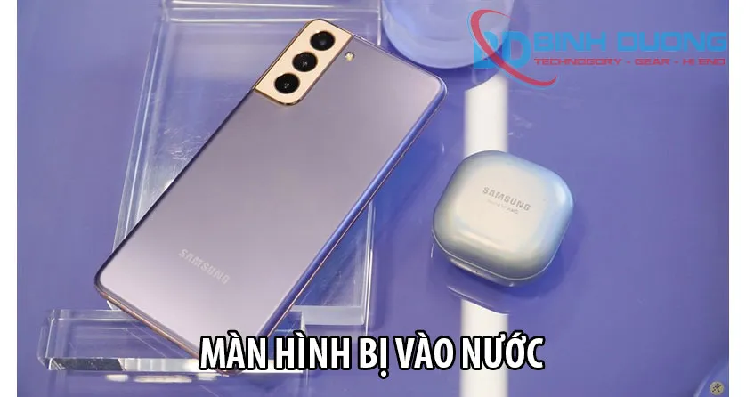 màn hình s20 bị vào nước