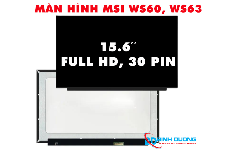 Màn hình MSI WS60 WS63 15.6 inch FHD