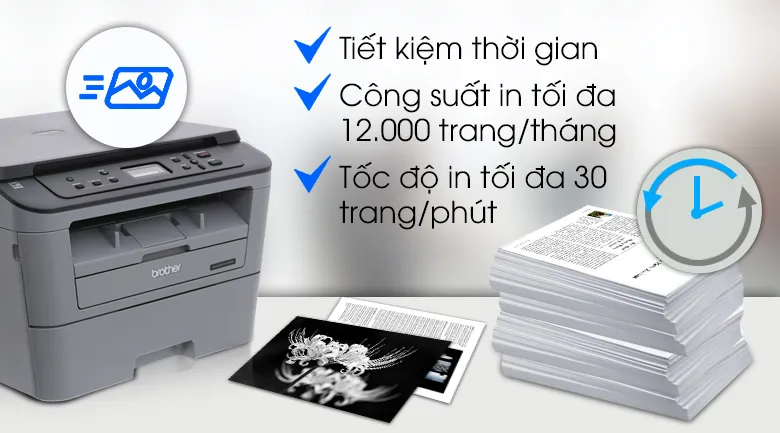 Máy in Laser đen trắng đa năng Brother DCP-L2520D