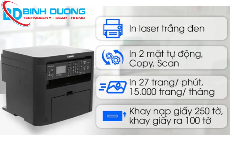 Hướng dẫn chi tiết cài đặt máy in Canon MF241d 