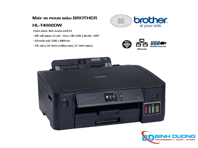 Máy in phun Brother HL T4000DW  