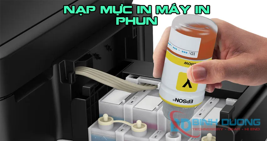 nạp mực in phun tại sóng thần