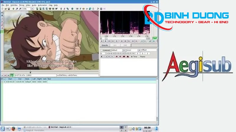 Phần mềm Aegisub để tạo phụ đề phim / video / clip