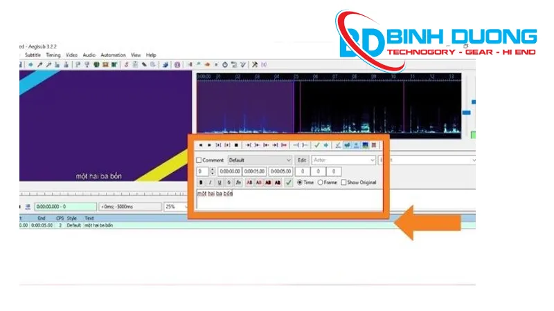 Phần mềm Aegisub để tạo phụ đề phim / video / clip