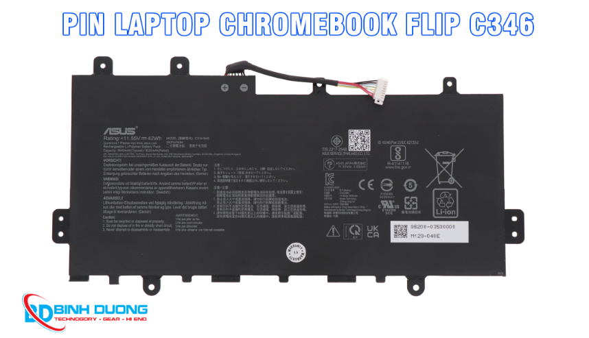 Pin Laptop Asus Chromebook Flip C346, C436 – C31N1845