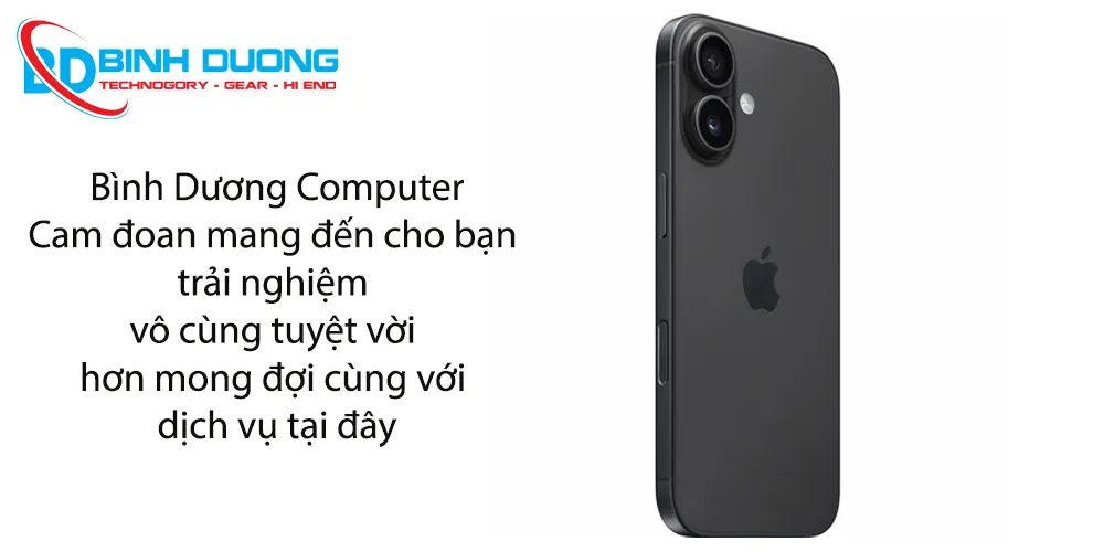 Bảng giá Sửa kính lưng iPhone 16 mới nhất tại Bình Dương