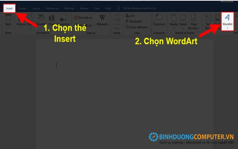 Tạo chữ cong trong Word 2010-2013-2016