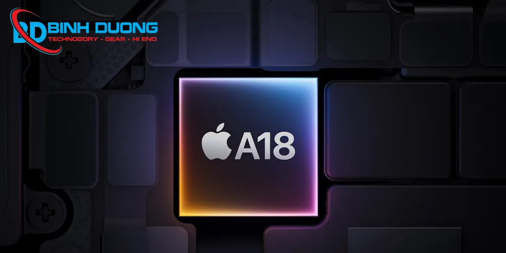 Có cấu hình mạnh mẽ của Chip Apple A18 