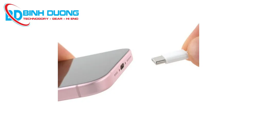 Thay chân sạc iPhone 15