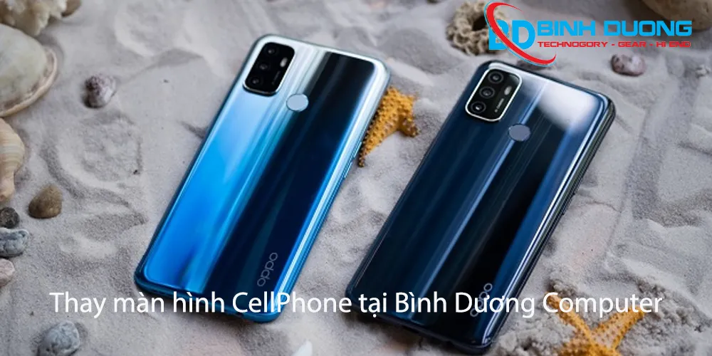 OPPO A53 2020 với màn hình nổi bật