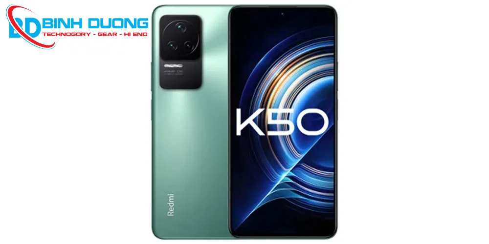 Về thiết kế của điện thoại Xiaomi Redmi K50 