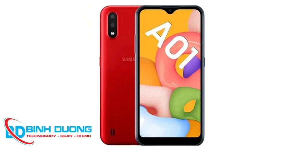 1. Samsung A01 – Thiết Kế Đơn Giản, Mặt Lưng Dễ Hư Hỏng
