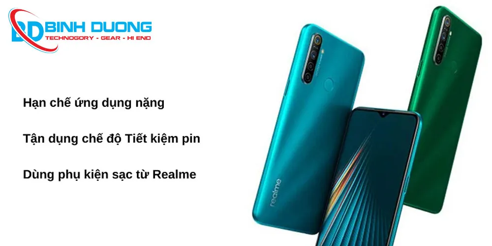 Bảng giá Thay pin Realme 5i mới nhất tại Bình Dương