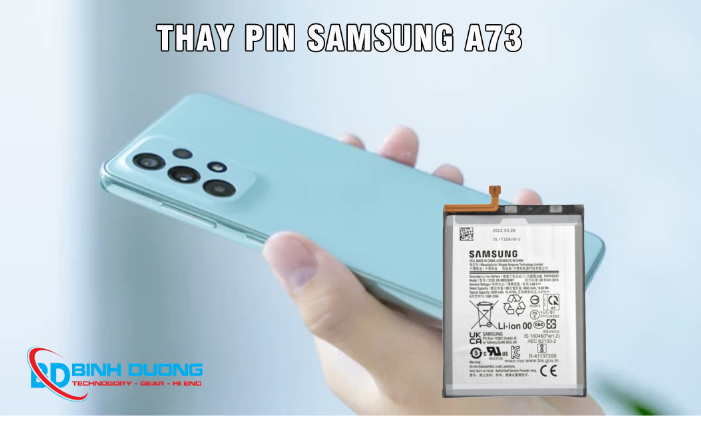 Thay pin điện thoại Samsung A73