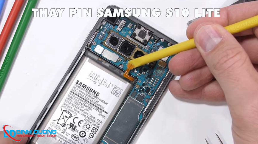 Thay pin samsung S10 Lite