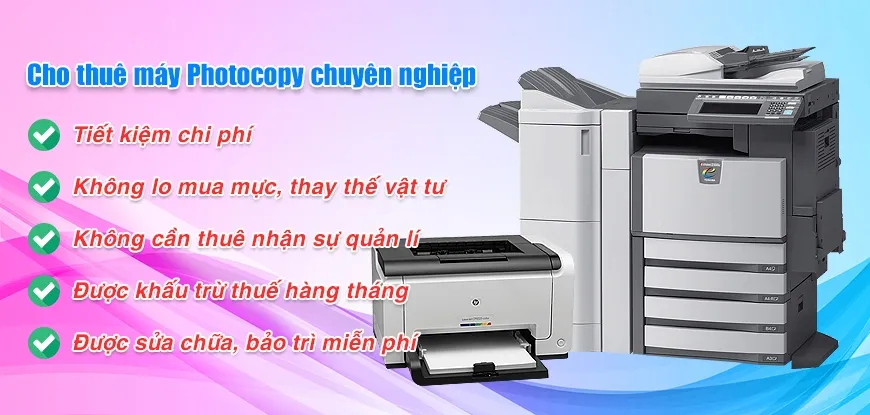 Cho thuê máy Photocopy tại KCN Vsip