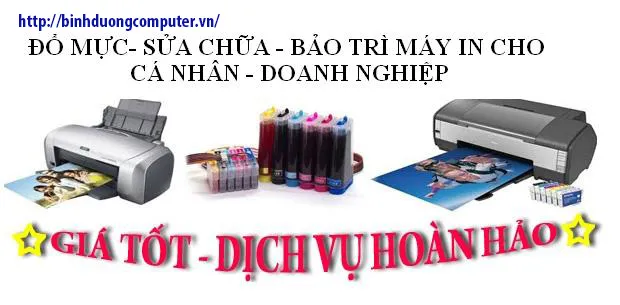 Thay mực máy in tại VSIP