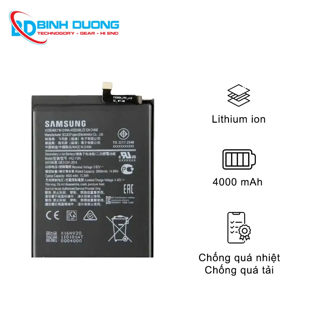 Thay pin Samsung A11