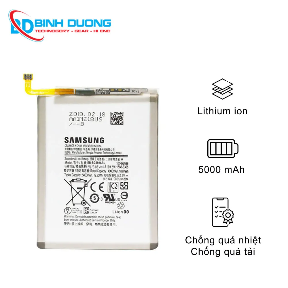 Thay pin Samsung M20